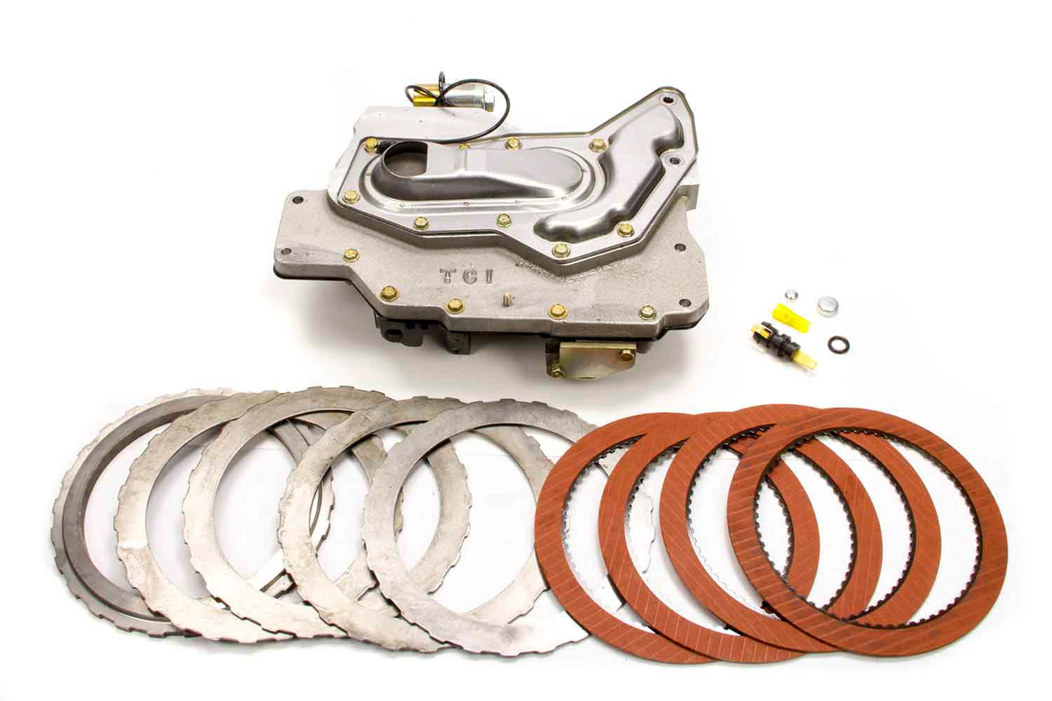 TCI 421500 Transbrake Kit, Drag Race, Manual, Reverse Pattern, C6, Kit