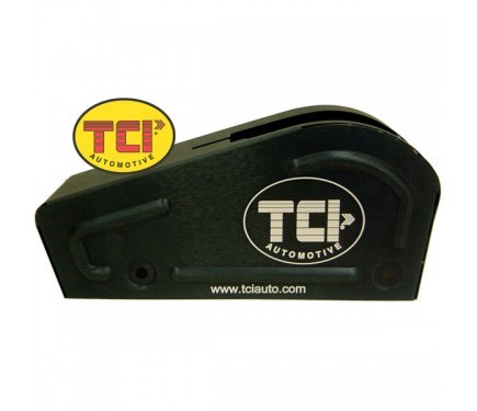 TCI 618002 Shifter Cover, Aluminum, Black Powder Coat, TCI Outlaw / Thunder Stick Shifters, Each