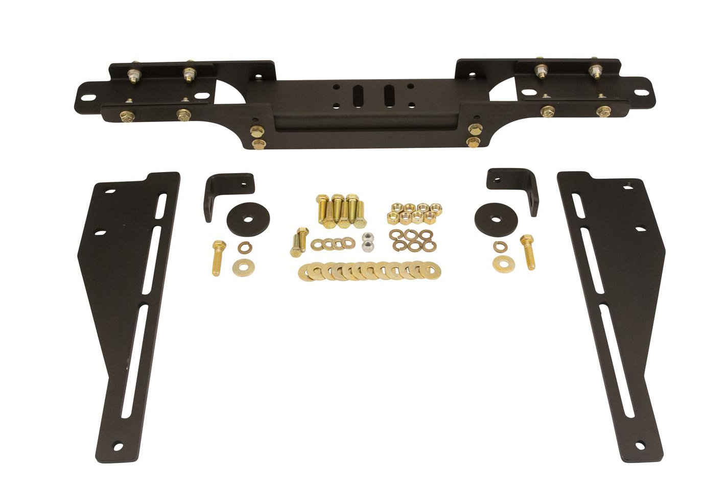 G Force Crossmembers RCG400 Transmission Crossmember, BoltOn, Steel, Black Powder Coat, TH400