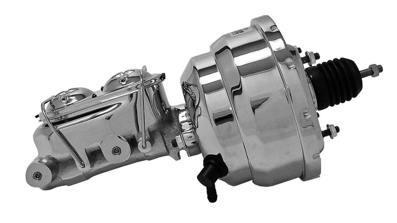 Tuff Stuff Performance Master Cylinder and Brake Booster Combos 2123NA-2 Combo, Chrome, 1.00 in. Bore, 8.0 in. Diameter Booster, Kit thumbnail 2