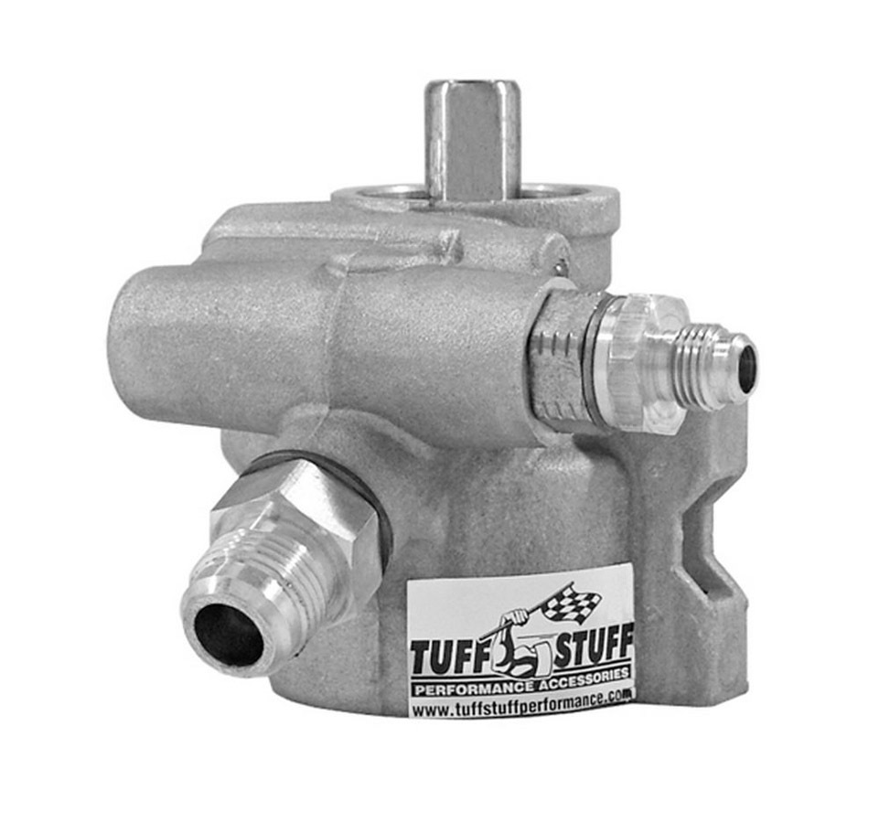 Tuff Stuff 6175AL Power Steering Pump, GM Type 2, 3 gpm, 1200 psi, Aluminum, Natural, Universal, Each