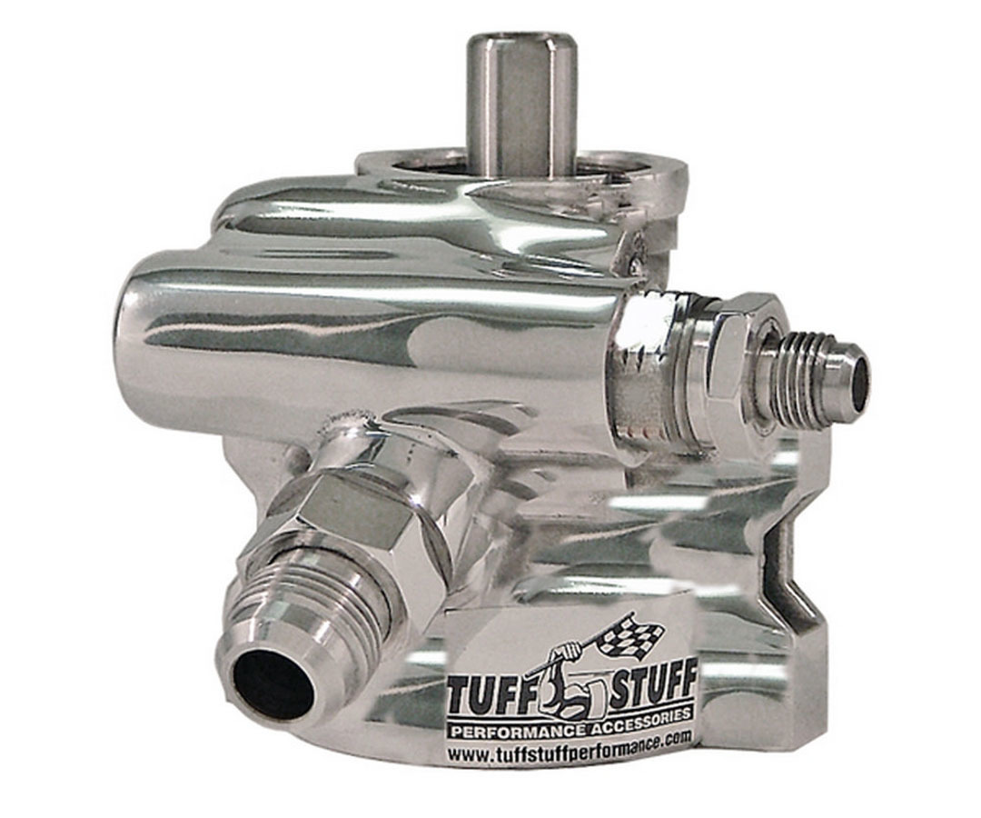 Tuff Stuff 6175ALP Power Steering Pump, GM Type 2, 3 gpm, 1200 psi, Aluminum, Polished, Universal, Each
