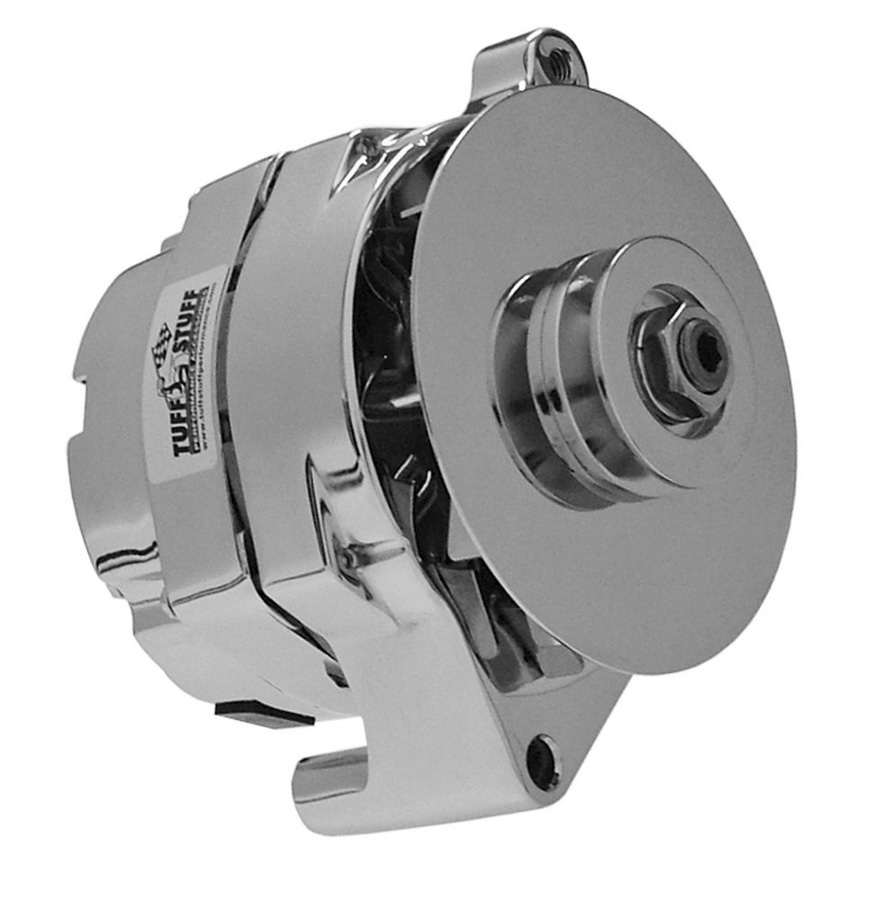 TUFF-STUFF — TUFF-STUFF Ford Alternator Chrome 1 Wire 1 Groove Pulley