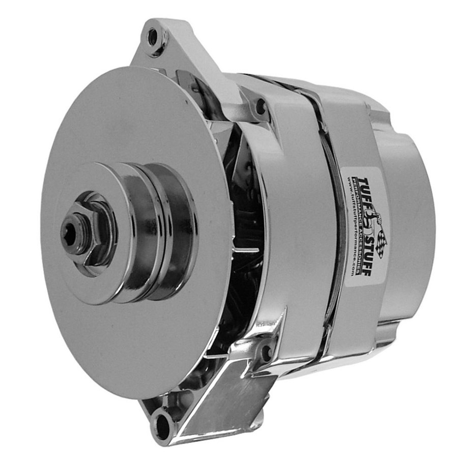 TUFF-STUFF — TUFF-STUFF GM Alt W/Int Reg- 80 AMP- Chrome- 1-Wire
