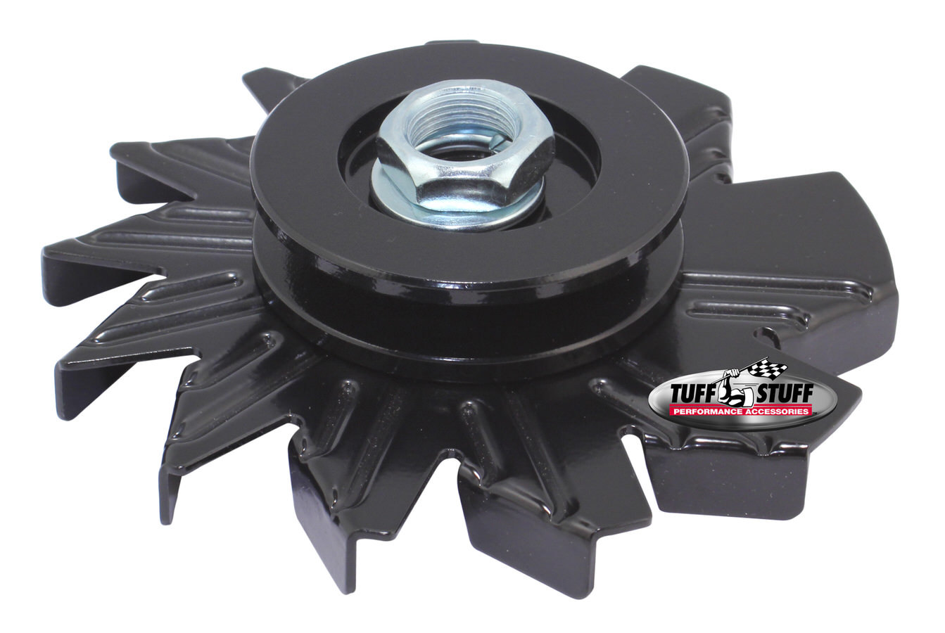 TUFF-STUFF — TUFF-STUFF Alternator Stealth Black Fan and Pulley Combo