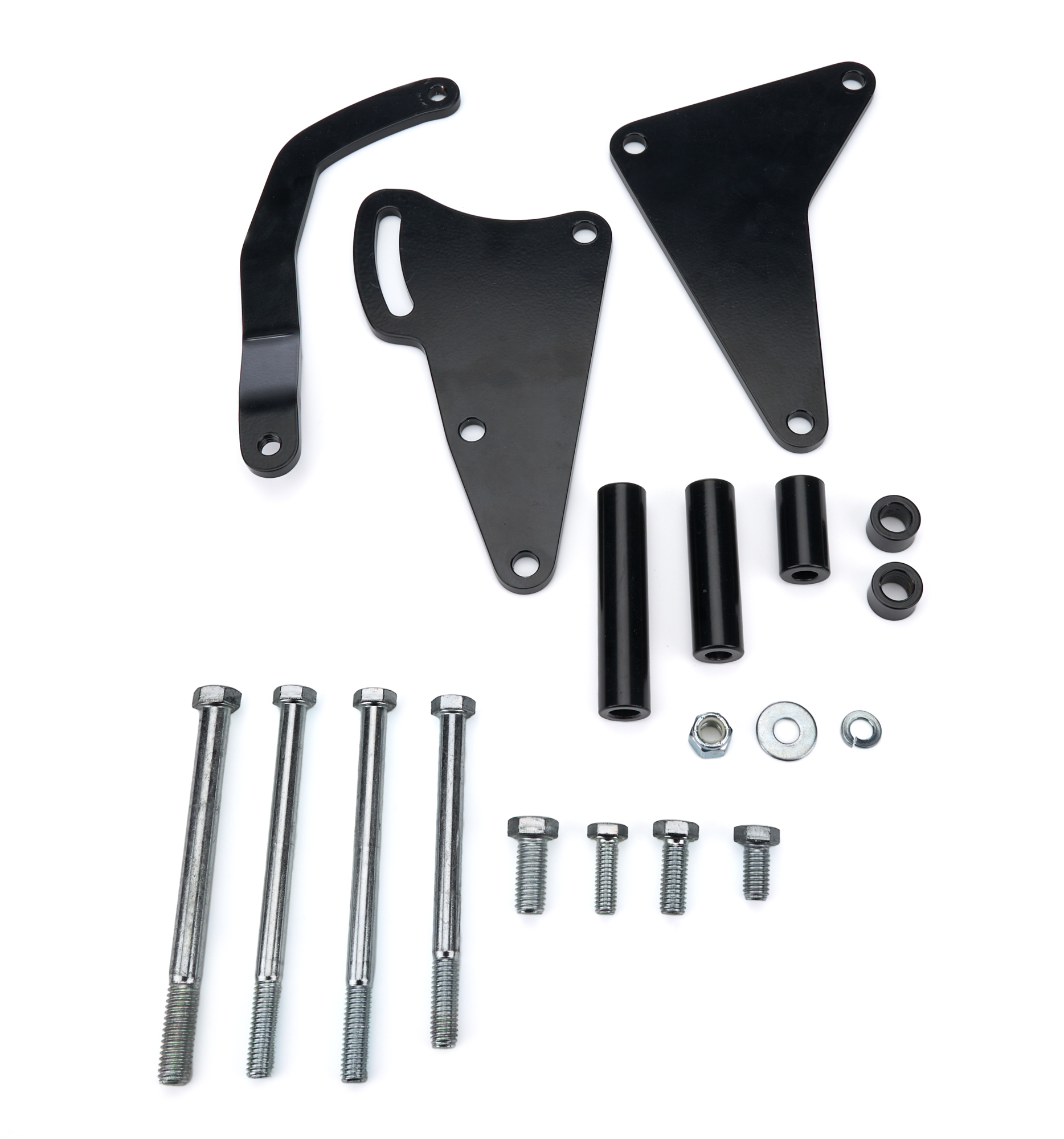 TUFF-STUFF — TUFF-STUFF Alternator Bracket BBC Long Water Pump Black