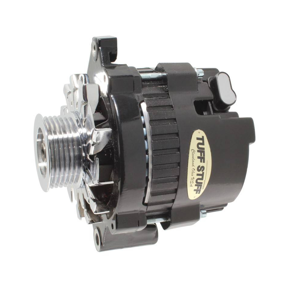 TUFF-STUFF — TUFF-STUFF GM Alternator 120 Amp Black 6 Goove Pulley