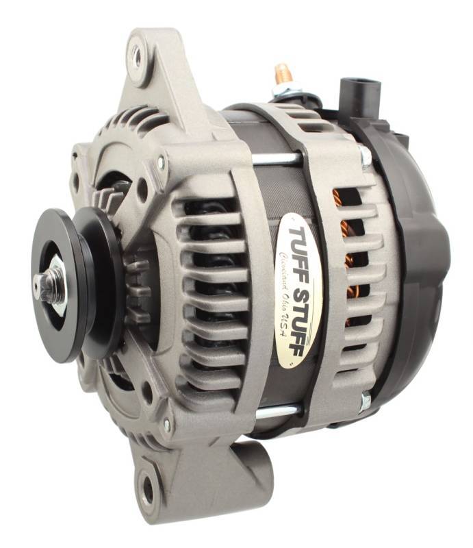 TUFF-STUFF — TUFF-STUFF 225 MAX AMP Alternator 1-Groove 1-Wire Cast