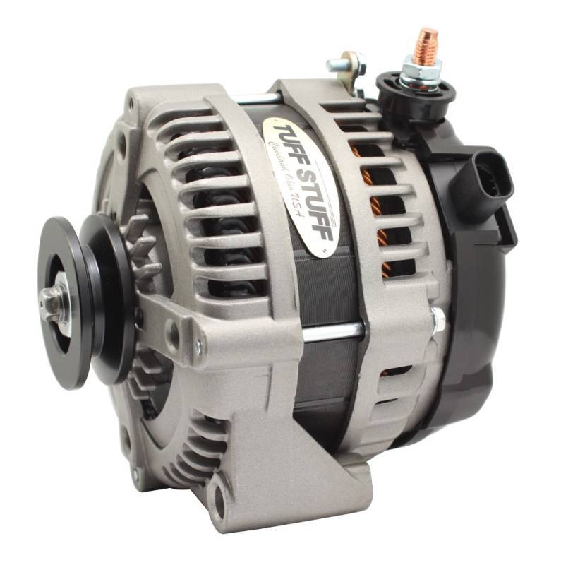 TUFF-STUFF — TUFF-STUFF 225 MAX AMP Alternator 1-Groove 1-Wire Cast