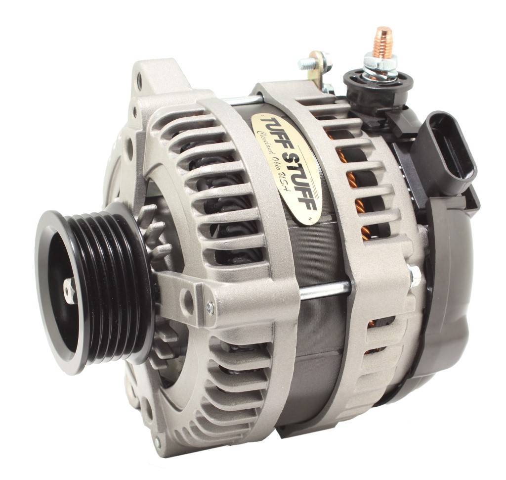 TUFF-STUFF — TUFF-STUFF 225 MAX AMP Alternator 6-Groove OEM Wire Cast