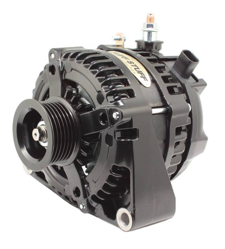 TUFF-STUFF — TUFF-STUFF LS225 Max Amp Alternator 6 Groove 1-Wire Black