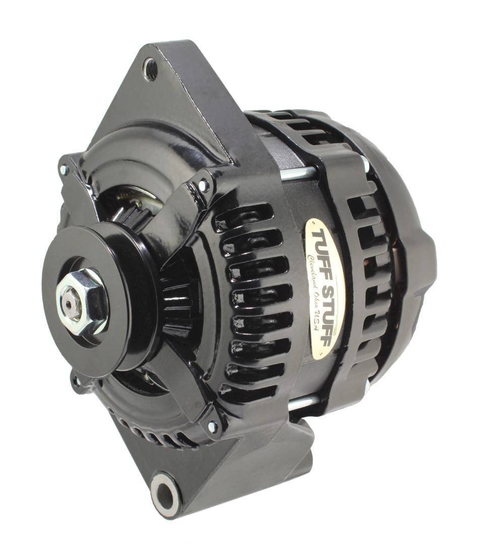 TUFF-STUFF — TUFF-STUFF 225 MAX AMP Alternator 1 Groove 1 Wire Black