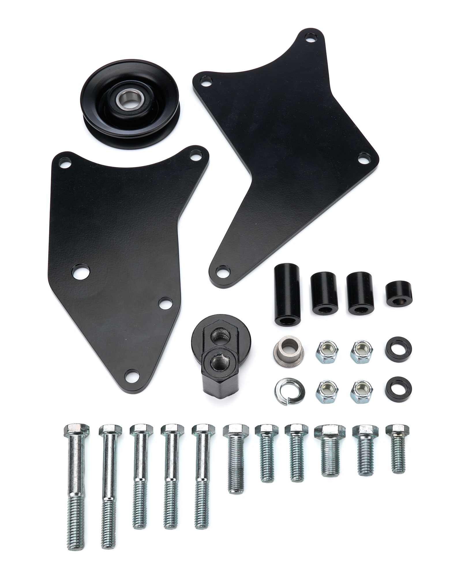 TUFF-STUFF — TUFF-STUFF A/C Compressor Bracket BBC Short Water Pump Blk