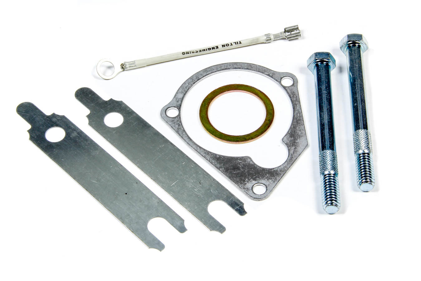 Tilton 54950 Starter Shim and Bolt Kit, 0.062 in Thick, Round/Housing Shaped Shims, Hardware