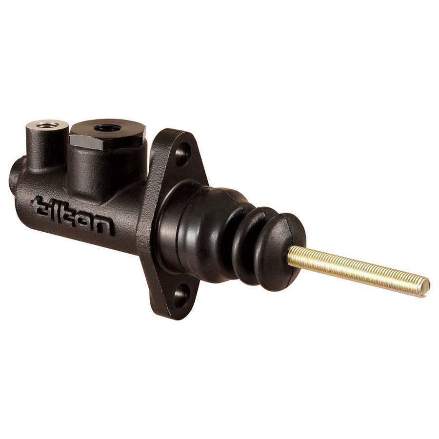 Tilton Engineering 76-700 Master Cylinder, 76-Series, 7/10 in Bore, 1.100 in Stroke, Direct / Remote Reservoir, Aluminum, Black Anodized, 2-1/4 in Flange Mount, Each