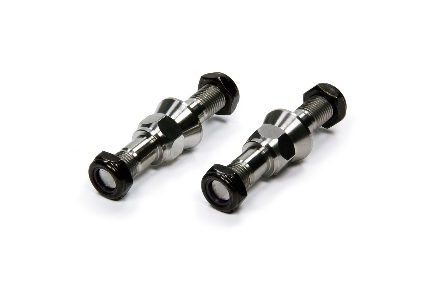 Ti22 Performance 1170 Shock Mount Stud, 1/2-20 in Thread, 2 in Long, Large Support Cone, Four Locking Nuts / Two Studs Included, Titanium, Natural, Rear Torsion Arms, Sprint Car, Kit