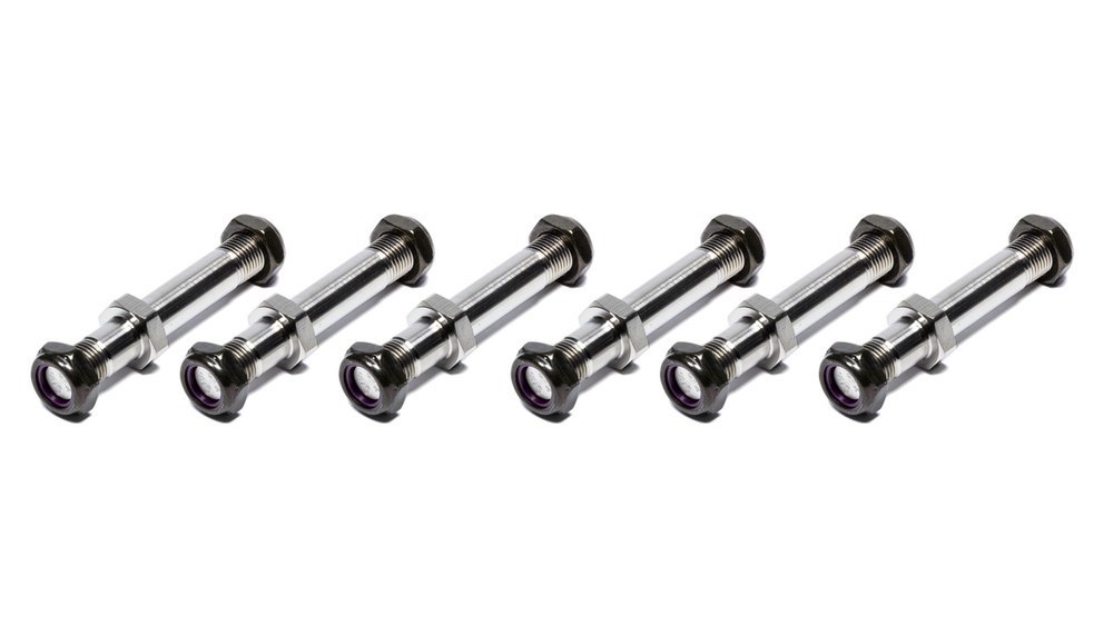 Ti22 Performance 1180 Radius Rod Stud, 1/2-20 in Thread, 3.250 in Long, Hex Nuts Included, Steel / Titanium, Black Oxide / Natural, Kit