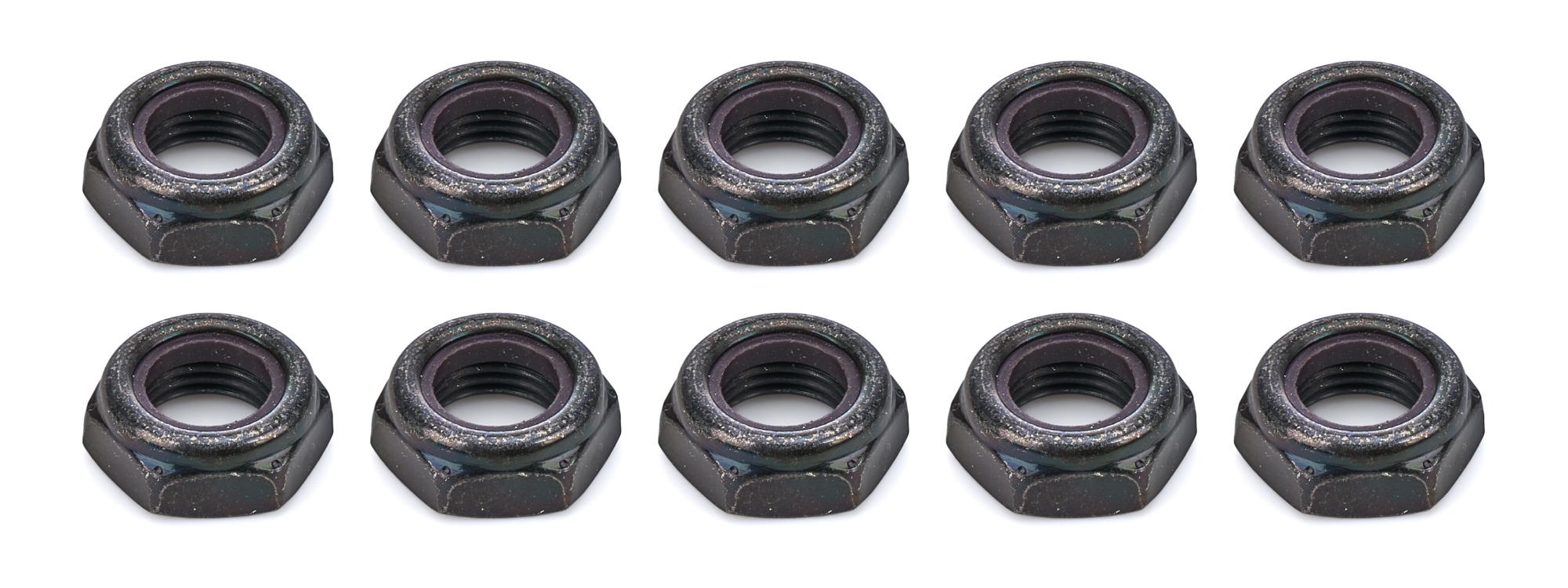 Half Nut 1/2-20 Thread Black 10 Pack