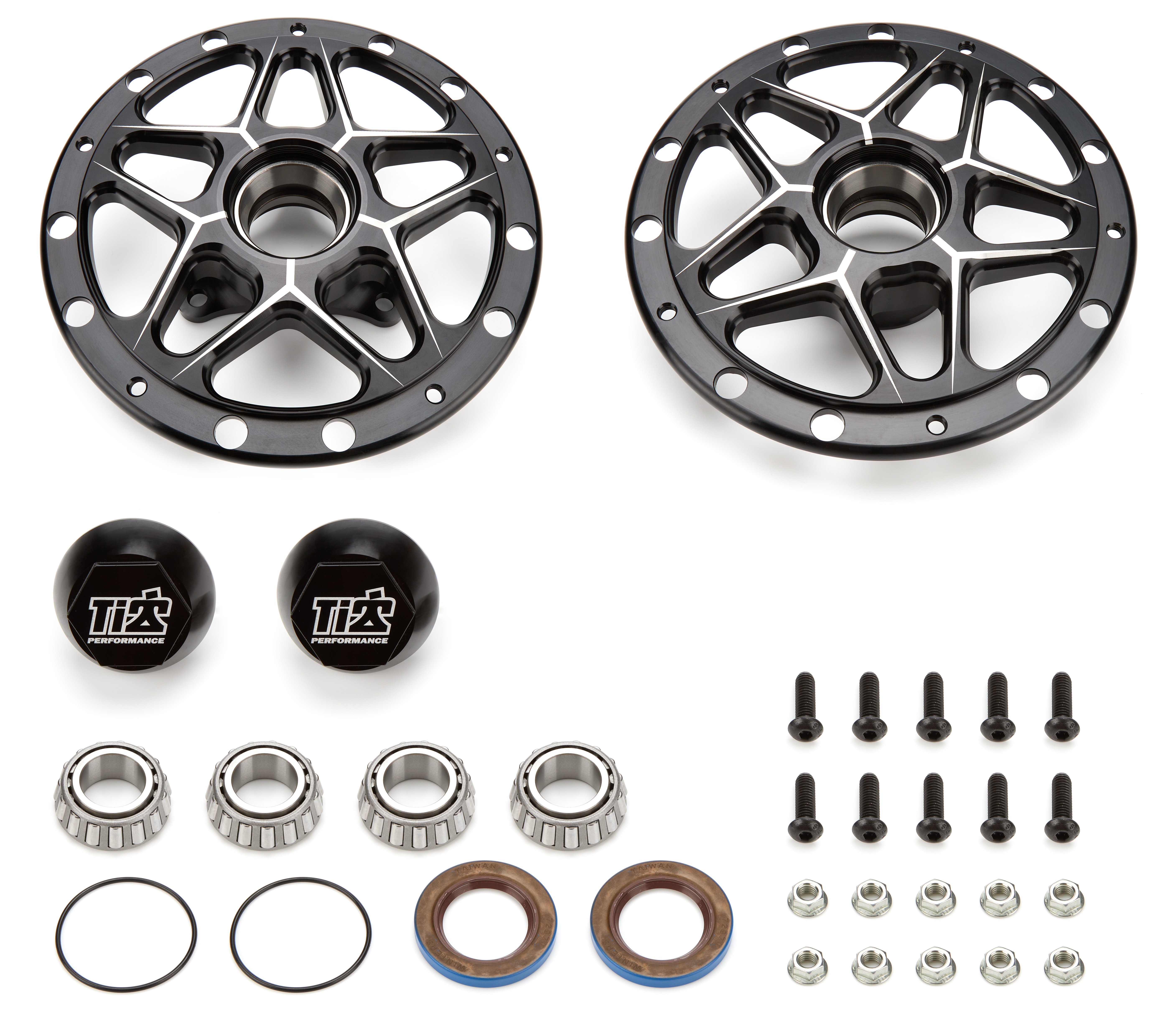 Ti22 PERFORMANCE — Ti22 PERFORMANCE Direct Mount Front Hubs Forged Black