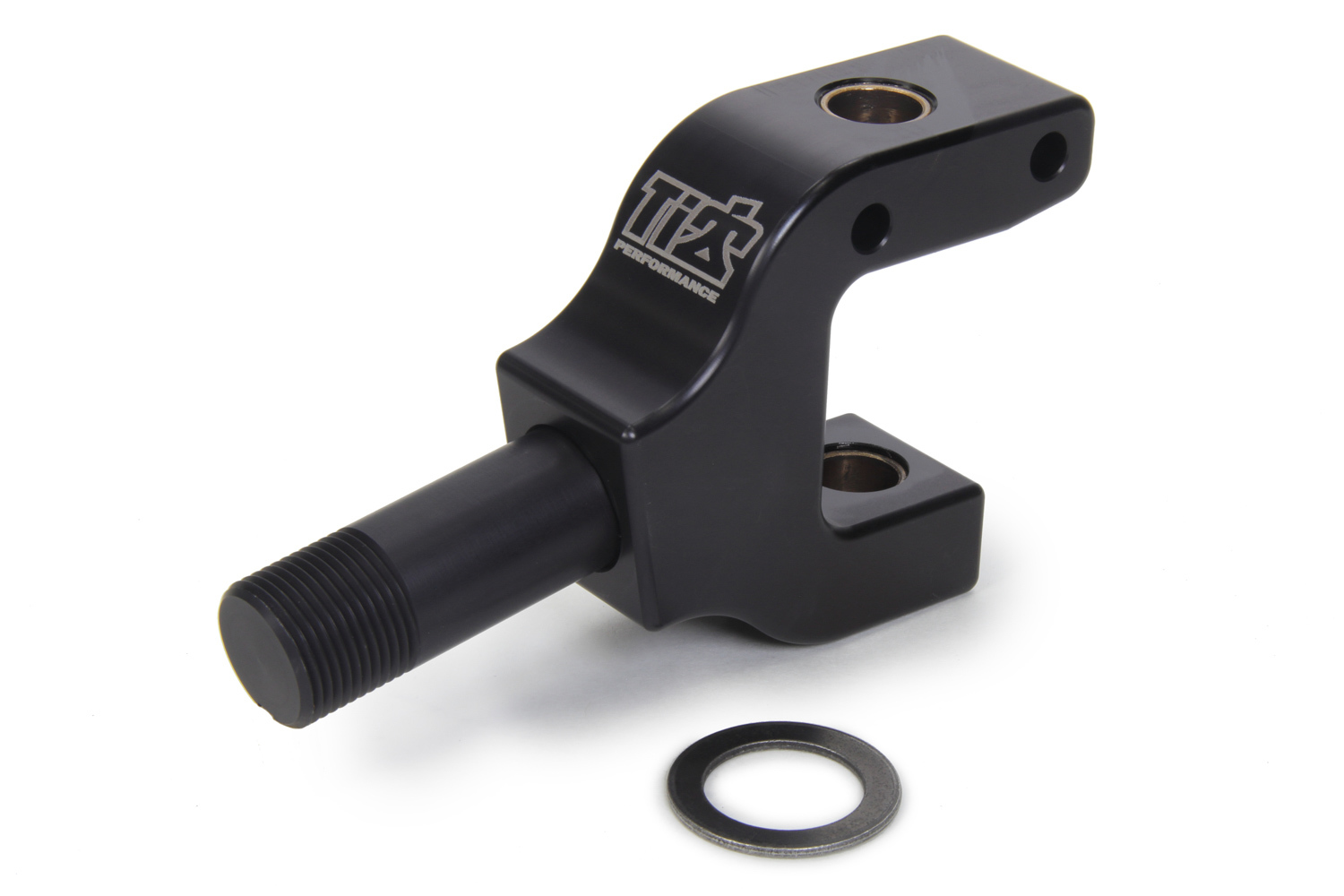 Ti22 Performance 3524 Spindle, Grease Fittings / Nut / Spacers Included, Driver Side, Aluminum, Black Anodized, Micro / Mini, Kit
