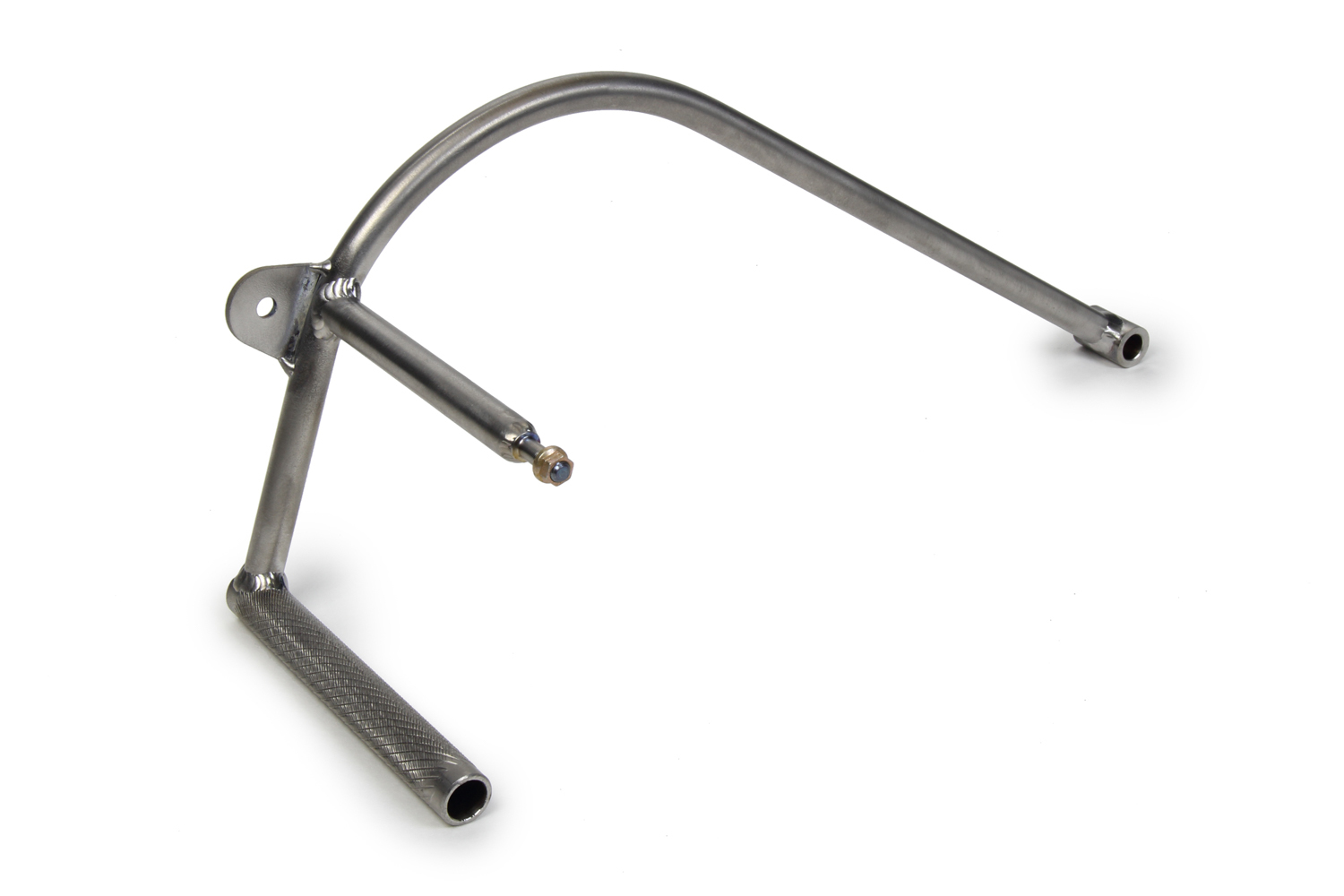Ti22 Performance 4105 Pedal Lever, Frame Mount, 11 in Long, 1/2 in OD, 4 in Wide Pedal, Titanium, Natural, Sprint Car, Each