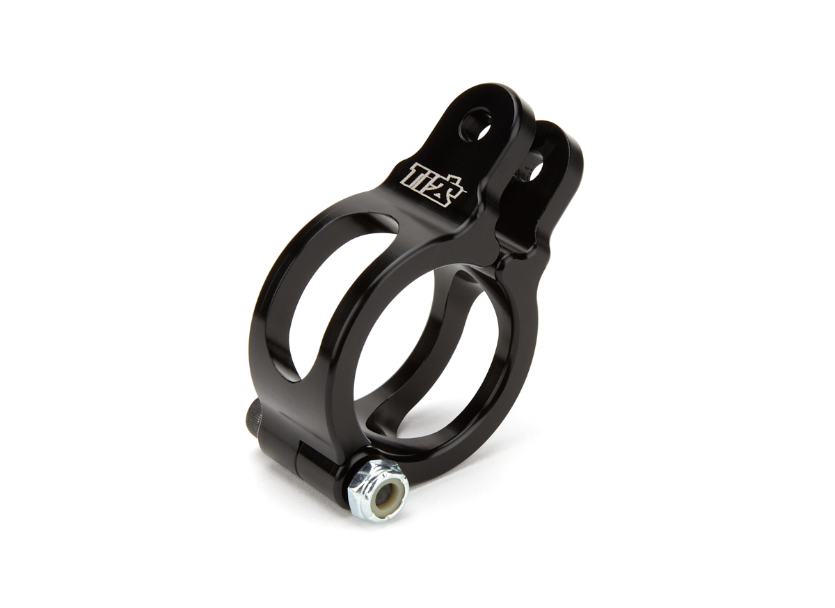 Ti22 Performance 6038 Wing Cylinder Clamp, Adjustable, 1.5 in ID, Aluminum, Black Anodized, Sprint Car, Each
