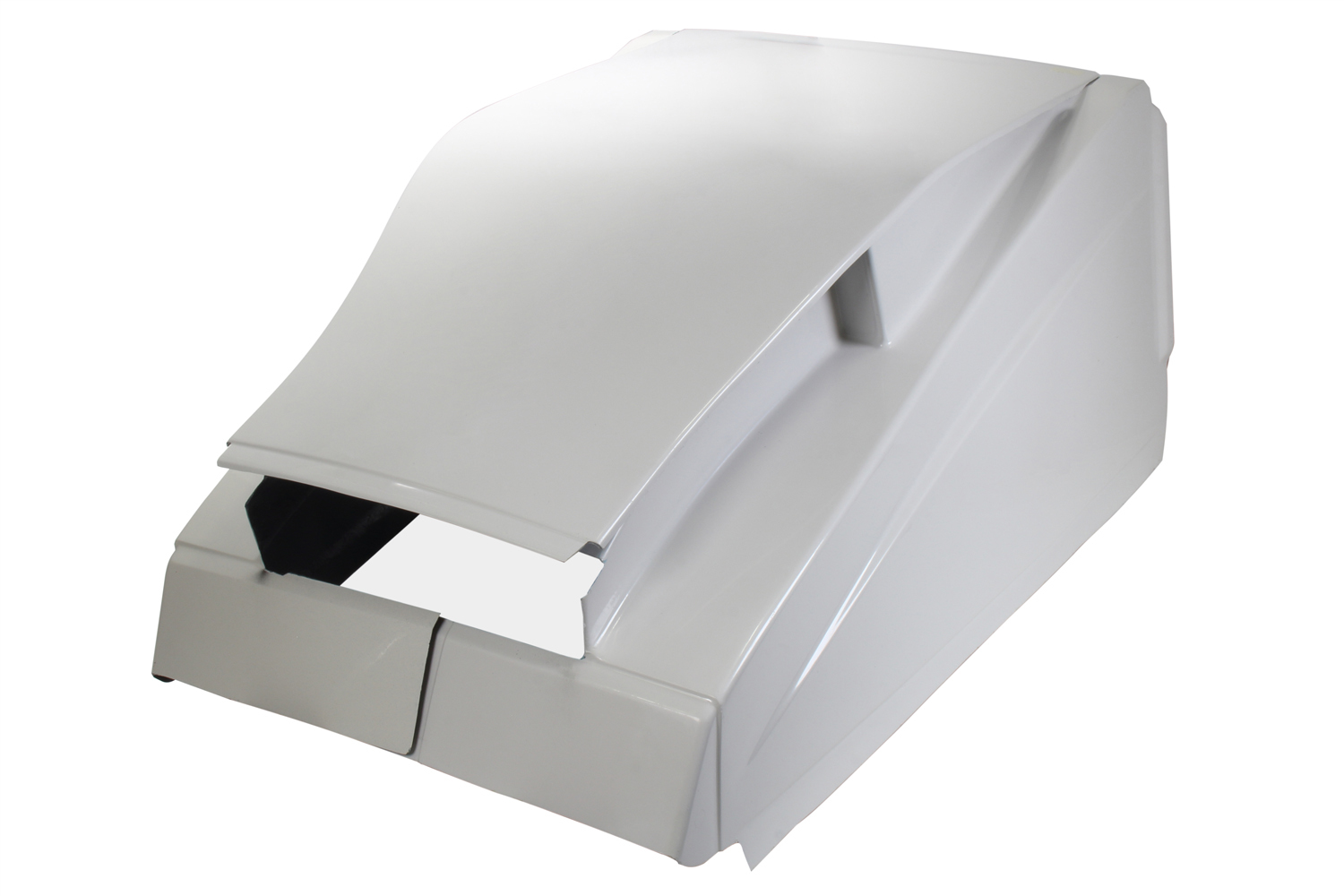 Hood - Outlaw - 3 Piece - Fiberglass - White - Ti22 Sprint Car - Kit