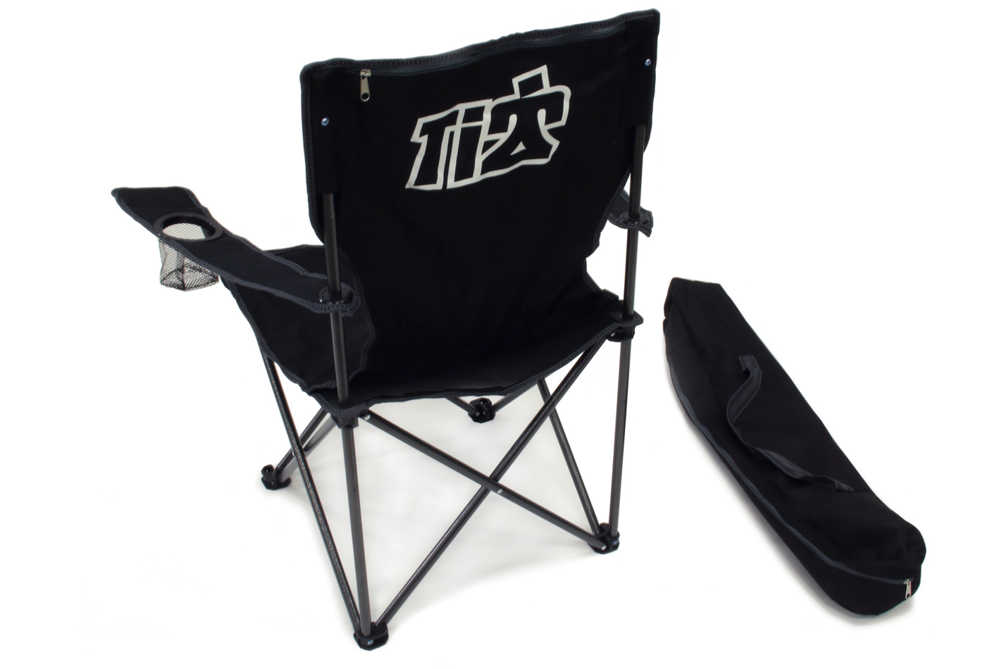 Ti22  Folding Chair With Carrying Bag Black