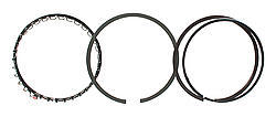 Total Seal CS0690-45 Piston Rings, Classic Steel Advanced Profiling, 4.165 in Bore, File Fit, 1/16 x 1/16 x 3/16 in Thick, Standard Tension, Steel, Natural, 8-Cylinder, Kit