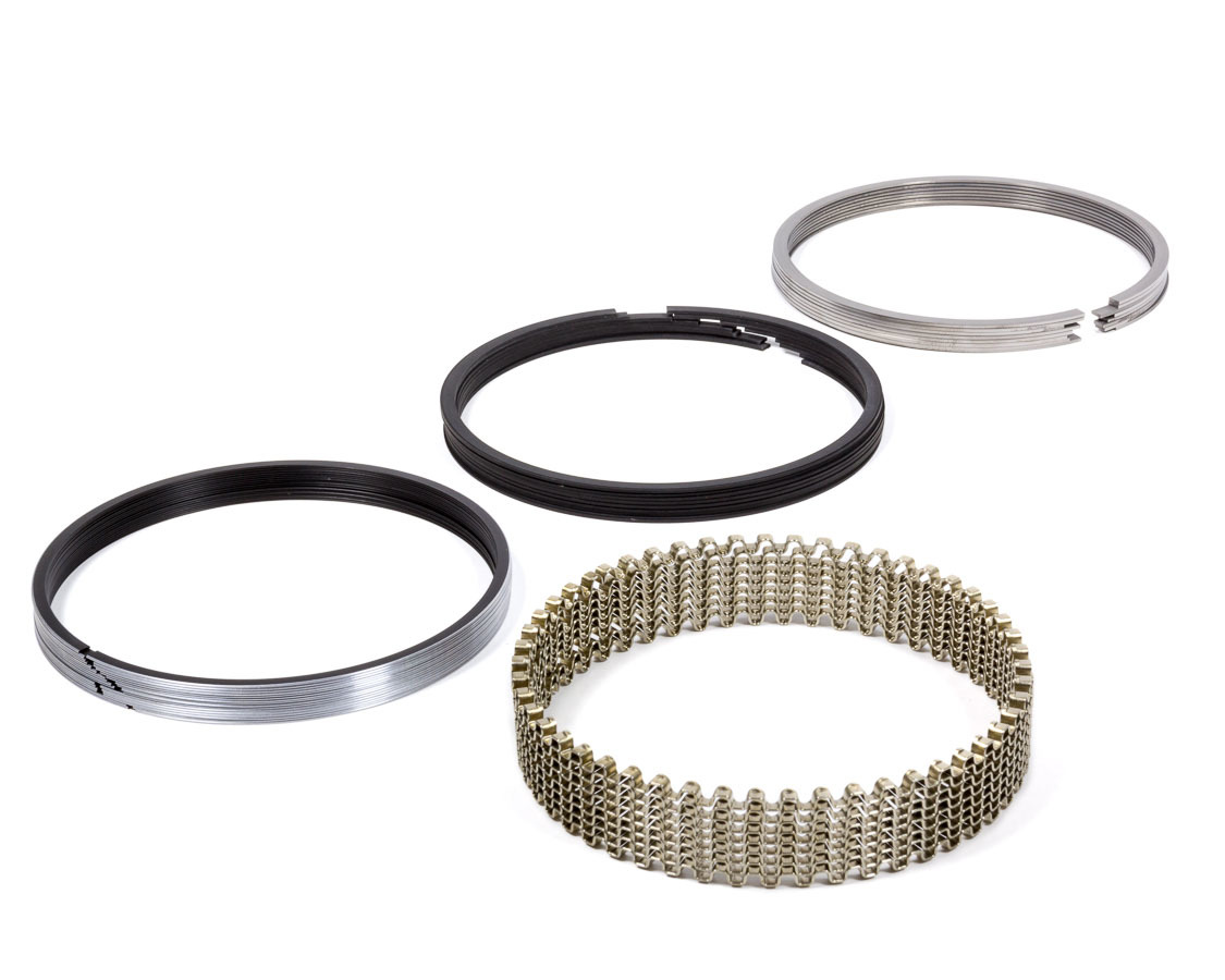 Total Seal CS5010-5 Piston Rings, Classic Steel Advanced Profiling, 4.600 in Bore, File Fit, 0.043 x 0.043 x 3/16 in Thick, Standard Tension, Steel, Natural, 8-Cylinder, Kit