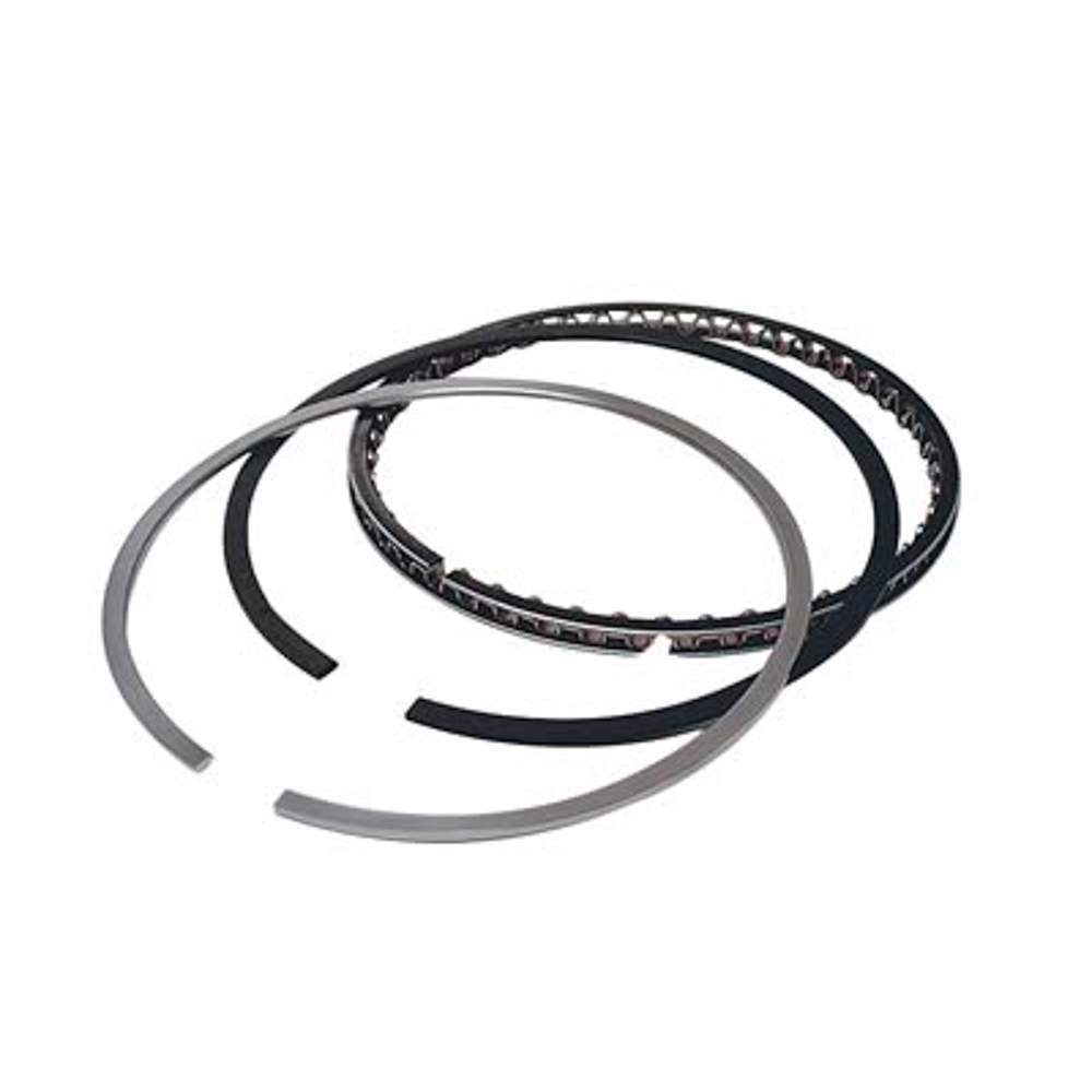 Total Seal CS9011-45 Piston Rings, Classic Steel Advanced Profiling, 4.165 in Bore, File Fit, 0.043 x 0.043 x 3/16 in Thick, Standard Tension, Steel, Natural, 8-Cylinder, Kit