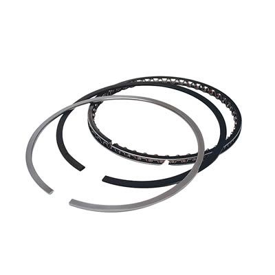 Total Seal CSH9010-35 Piston Rings, Classic Steel Advanced Profiling, 4.155 in Bore, File Fit, 0.043 in x 0.043 in x 3.0 mm Thick, High Tension, Steel, Natural, 8-Cylinder, Kit