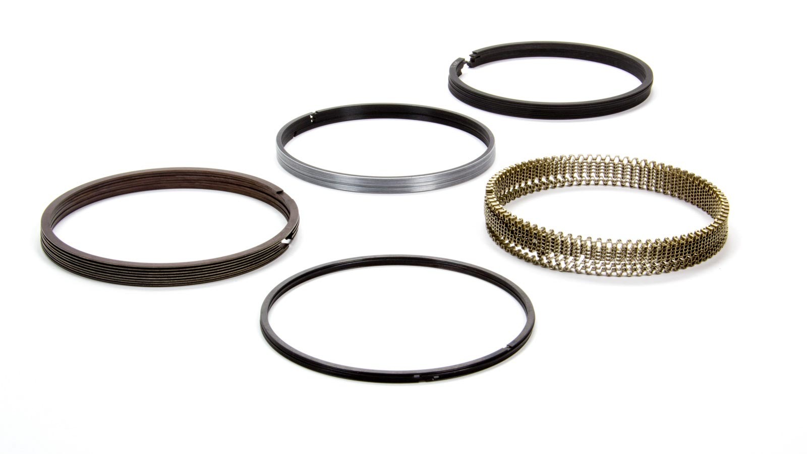 Total Seal ML0010-45 Piston Rings, Maxseal, Gapless Top Ring, 4.040 in Bore, File Fit, 0.043 in x 0.043 in x 3.0 mm Thick, Low Tension, Ductile Iron, Natural, 8-Cylinder, Kit