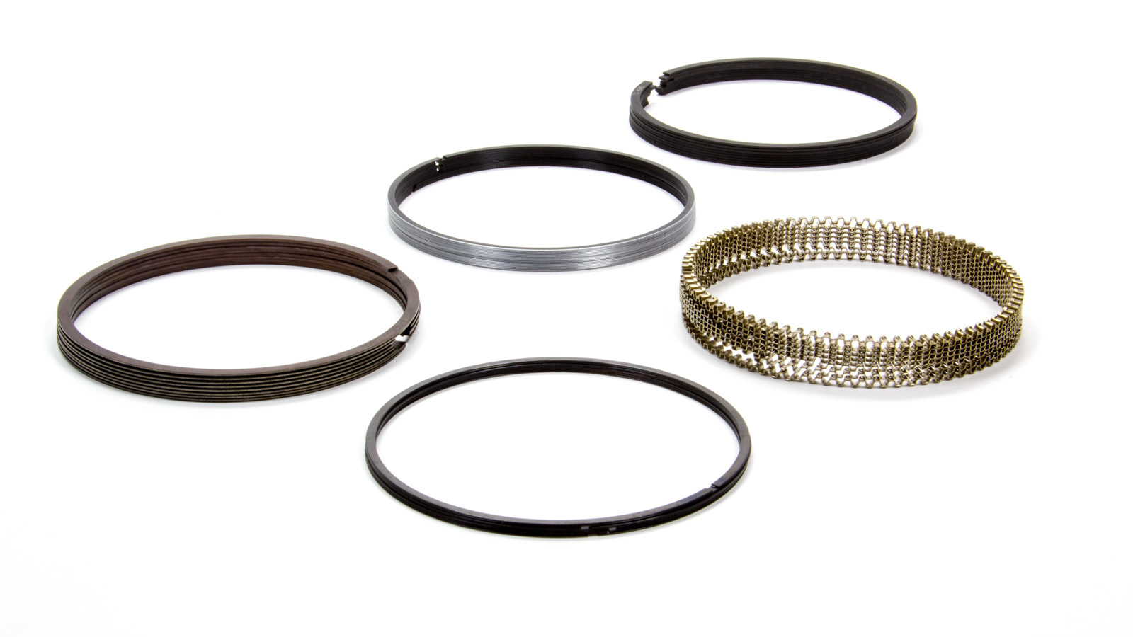 Total Seal MS0010-35 Piston Rings, Maxseal, Gapless Top Ring, 4.030 in Bore, File Fit, 0.043 in x 0.043 in x 3.0 mm Thick, Standard Tension, Steel, Natural, 8-Cylinder, Kit