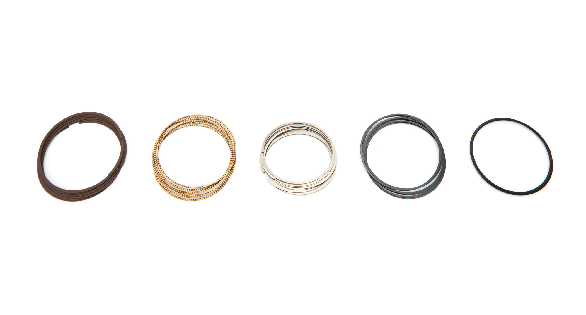 TOTAL SEAL — TOTAL SEAL AP Steel Gpls Ring Set 3.776 Bore 1.0 1.0 3.0mm