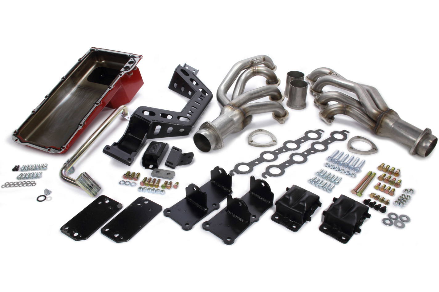 Allstar Performance 38251 Engine Conversion Kit, Headers/Mounts