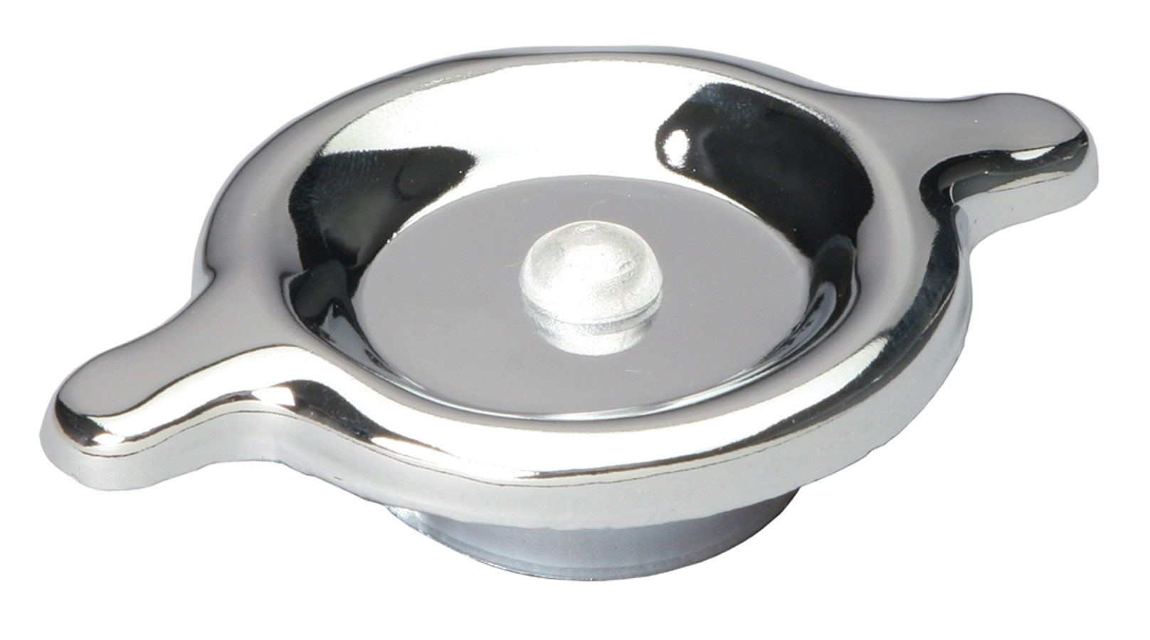 Trans Dapt 4804 Oil Fill Cap, Twist-On, Round, Steel, Chrome, GM Style, Each