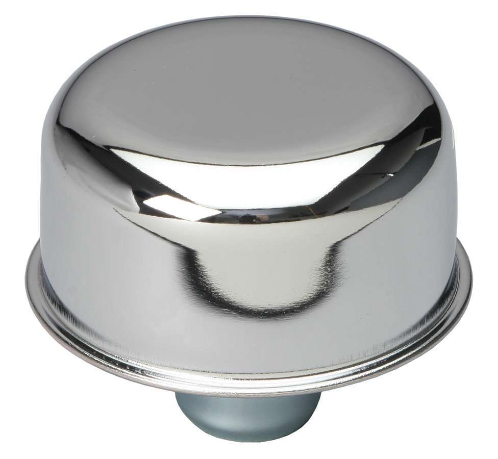 Trans Dapt 4870 Breather, Push-In, Round, 1-1/4 in Hole, Steel, Chrome, Each