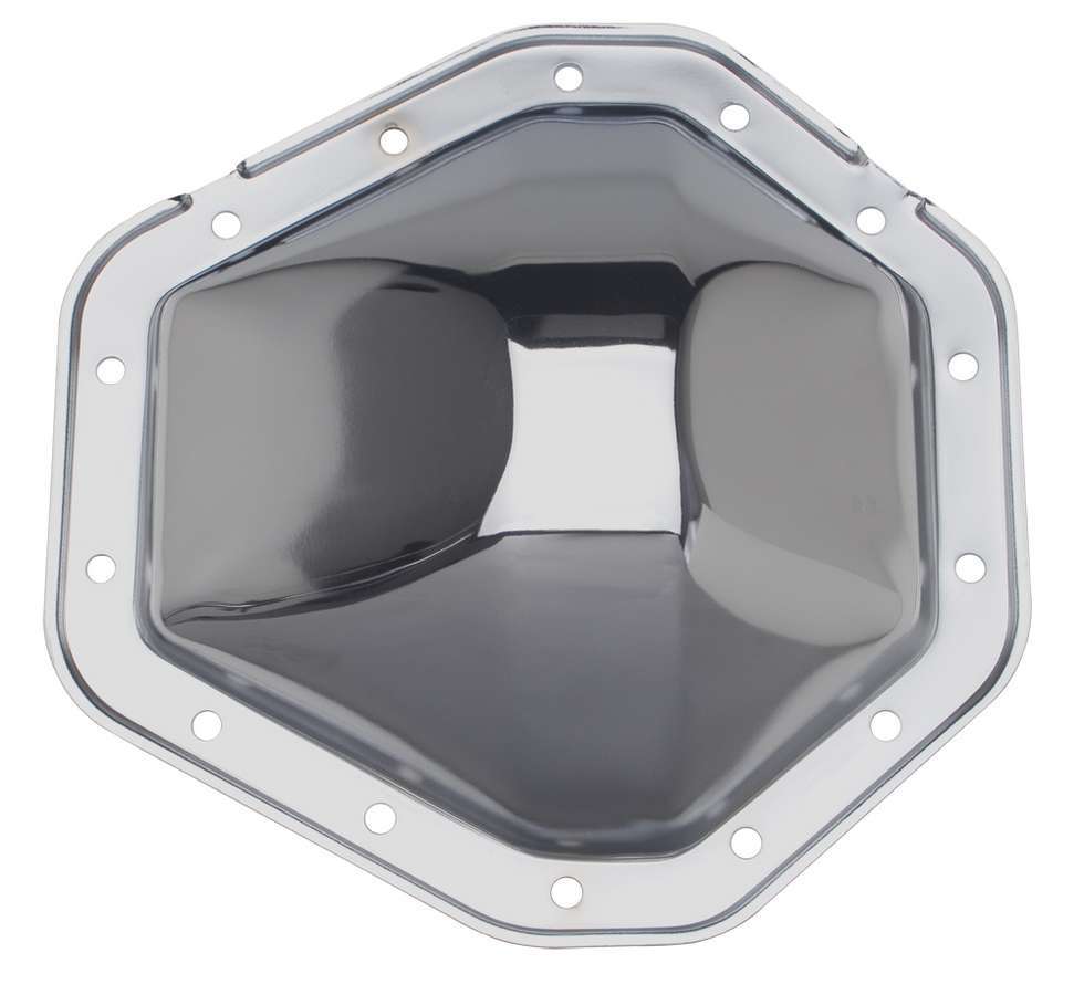 Trans Dapt 9047 Differential Cover, Gasket / Hardware Included, Steel, Chrome, 10.5 in, GM 14-Bolt, Each