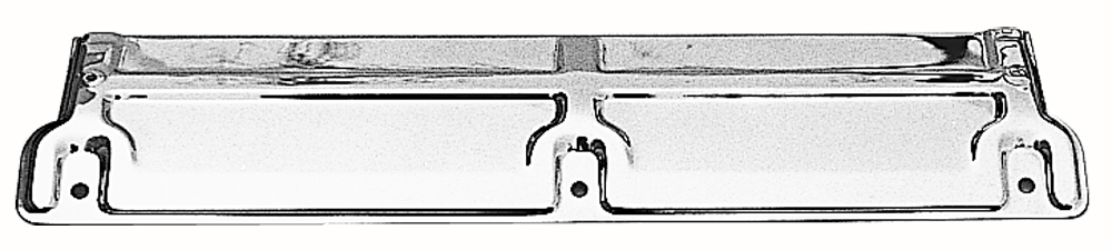 Trans Dapt 9427 Radiator Support Panel, 24 in Long, 5-1/4 in Wide, Standard Radiator, Steel, Chrome, GM A-Body 1968-73 / GM X-Body 1968-79, Each