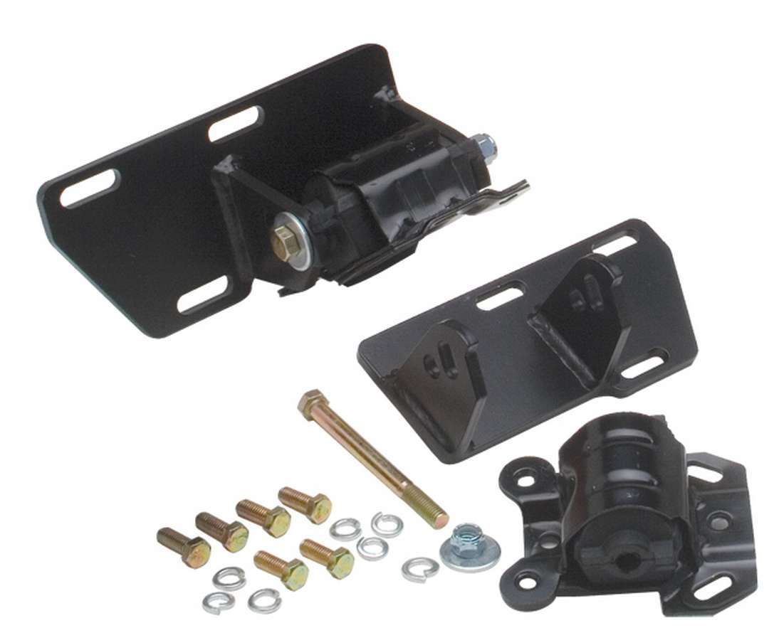Trans Dapt 9906 Motor Mount, Bolt-On, Steel, 2WD, GM Compact Truck 2.8 L to Chevy V8, Kit