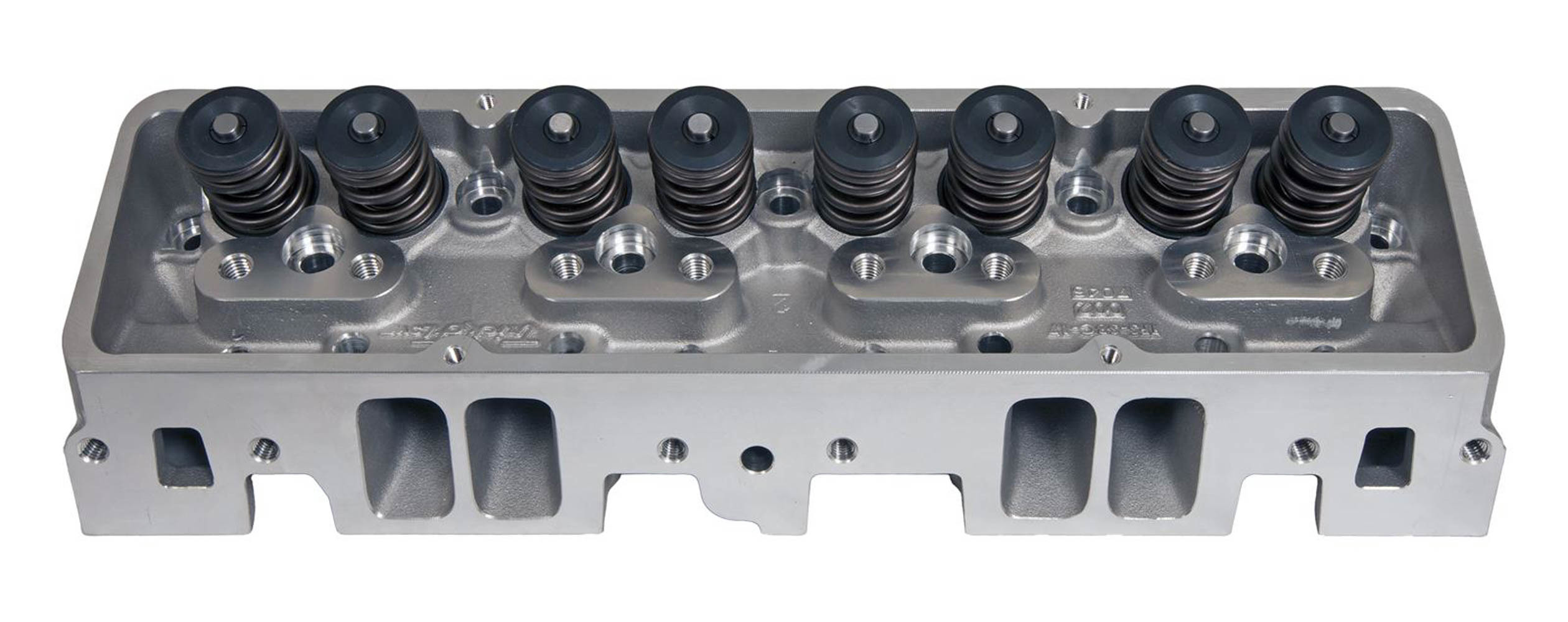 Trick Flow TFS-30210002 Cylinder Head, DHC, Assembled, 2.020 / 1.600 in Valves, 175 cc Intake, 60 cc Chamber, 1.470 in Springs, Straight Plug, Aluminum, Small Block Chevy, Each