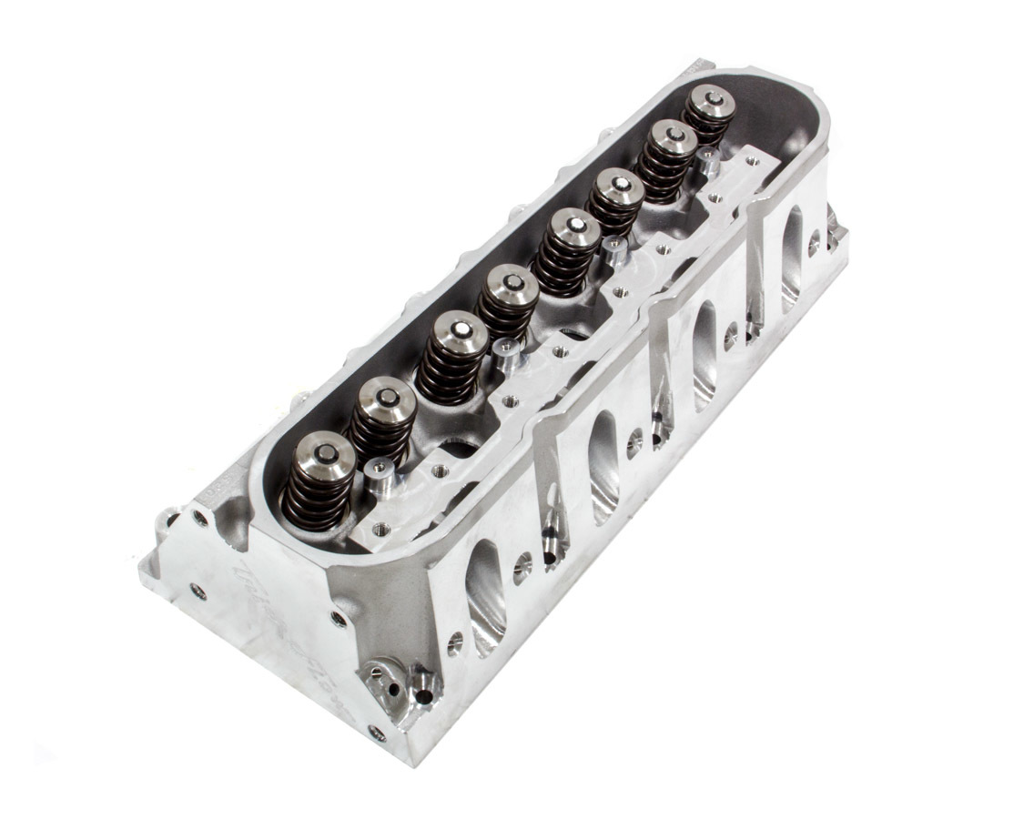 Trick Flow TFS-3061T001-C02 Cylinder Head, Gen X, Assembled, 2.055 / 1.575 in Valves, 225 cc Intake, 65 cc Chamber, 1.300 in Springs, Angle Plug, Aluminum, GM LS-Series, Each