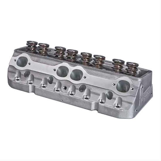 Trick Flow TFS-3181T001-C01 Cylinder Head, Ultra 18, Assembled, 2.150 / 1.600 in Valves, 250 cc Intake, 56 cc Chamber, 1.560 in Springs, Angle Plug, Aluminum, Small Block Chevy, Each