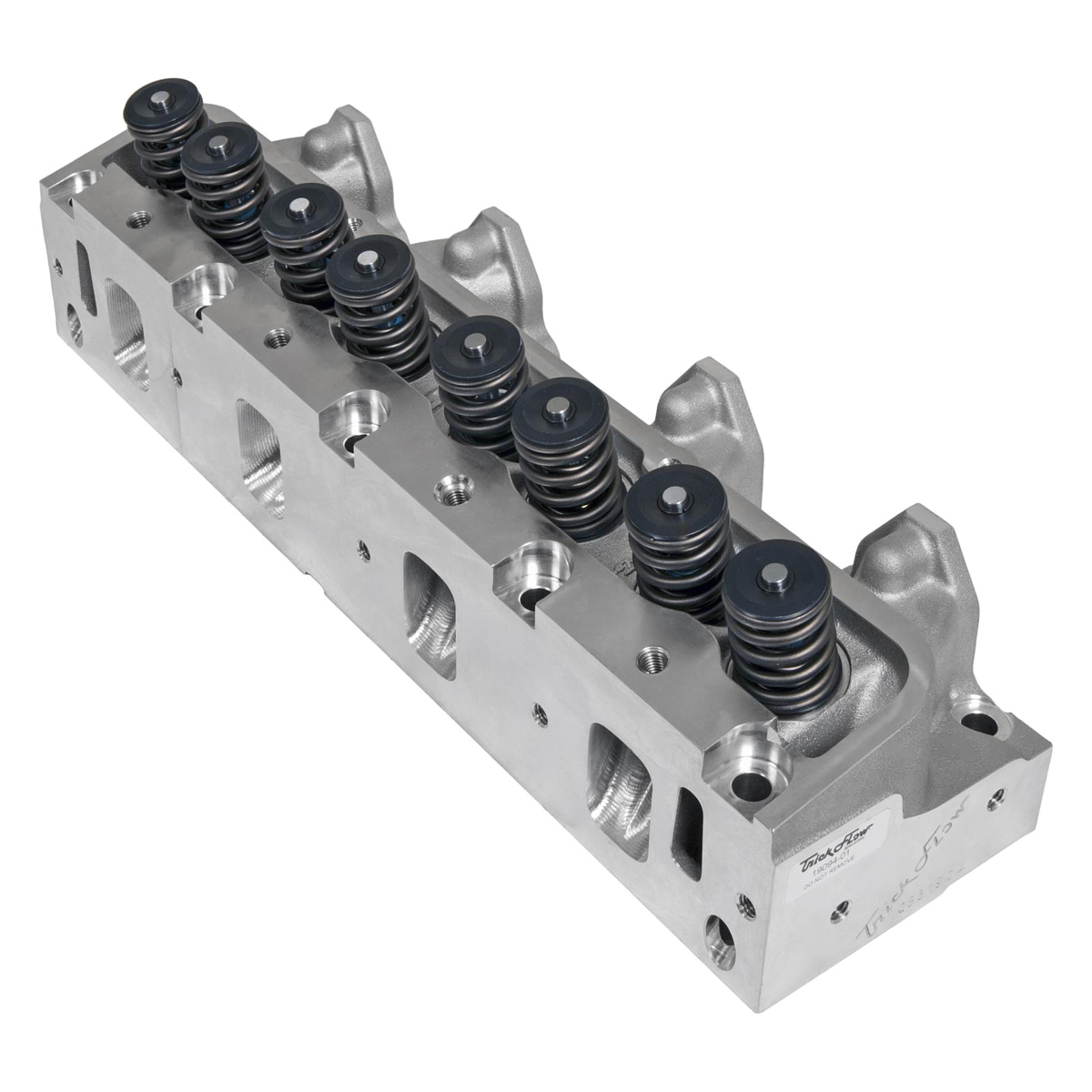 Trick Flow TFS-56417001-C00 Cylinder Head, Power Port, Assembled, 2.190 / 1.625 in Valves, 175 cc Intake, 70 cc Chamber, 1.460 in Springs, Aluminum, Ford FE-Series, Each