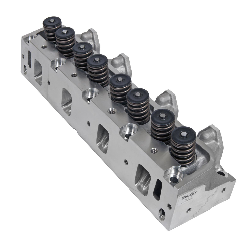 Trick Flow TFS-56417002-C00 Cylinder Head, Power Port, Assembled, 2.190 / 1.625 in Valves, 175 cc Intake, 70 cc Chamber, 1.550 in Springs, Aluminum, Ford FE Series, Each