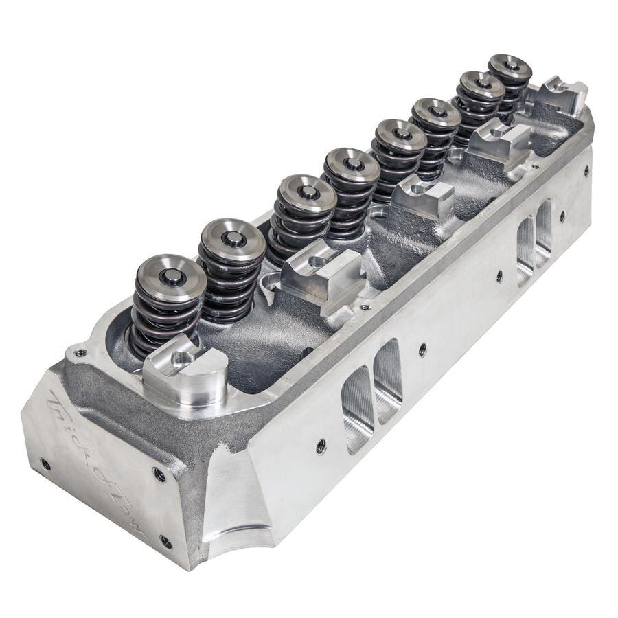 Trick Flow TFS-61617802-C00 Cylinder Head, PowerPort, Assembled, 2.190 / 1.760 in Valves, 240 cc Intake, 78 cc Chamber, 1.550 in Springs, Aluminum, Mopar B / RB-Series, Each
