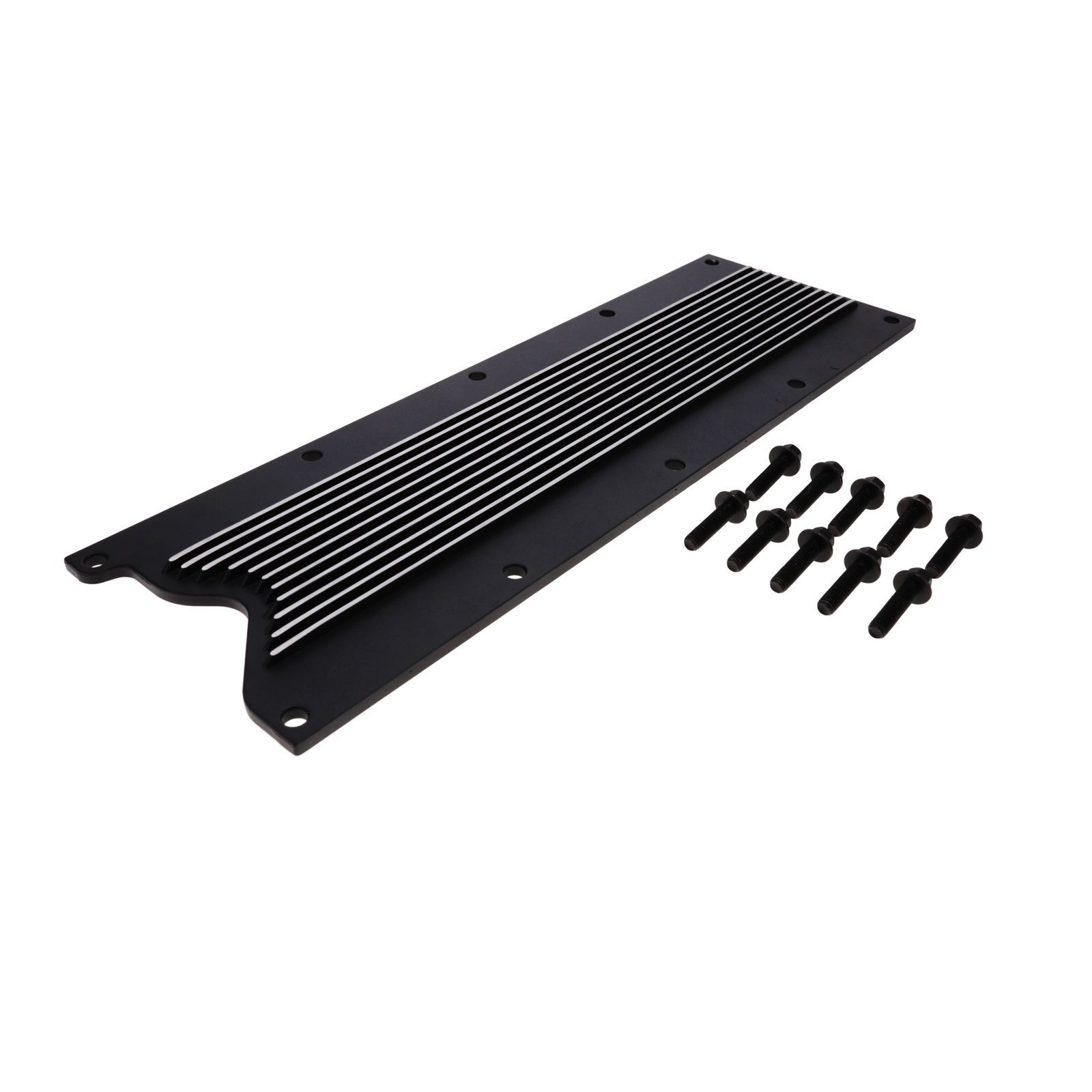 TOP STREET PERFORMANCE — TOP STREET PERFORMANCE LS1/LS6 Finned Aluminum Black Valley Cover