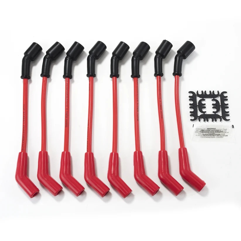 TOP STREET PERFORMANCE — TOP STREET PERFORMANCE 8.5mm Red Ign Wire Set 135 Degree Boots