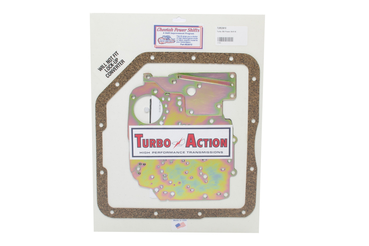 Turbo Action 23810 Automatic Transmission Shift Kit, Power Shift, TH350, Kit